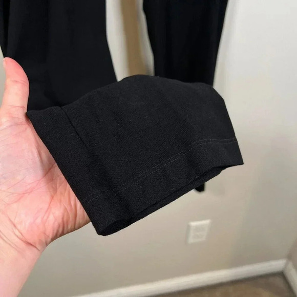 Eileen Fisher Pull On Pants Size Small Black Mid Rise Minimal Neutral Work - Picture 6 of 8